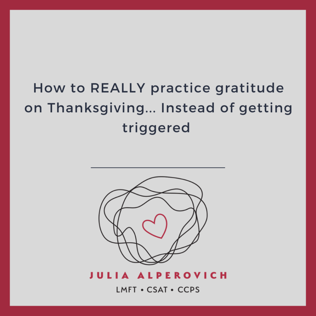 How to Really practice Gratitude on Thanksgiving